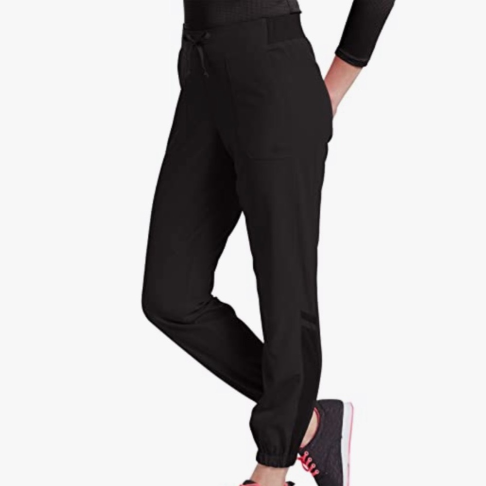 White Cross Fit Scrub Joggers - Size L